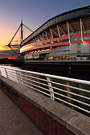 Millennium Stadium At Dusk Vertical